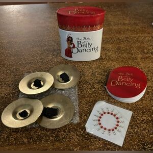 (3 for $20)The Art of Belly Dancing, Finger Cymbals Set new